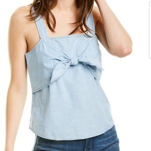 Madewell Denim Tie-Front Cami Top